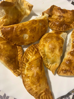 Una foto de Empanadillas de plátano n freidora de aire