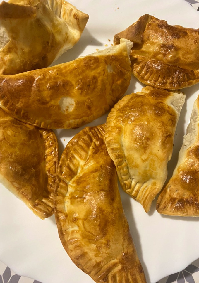 Una foto de Empanadillas de plátano n freidora de aire