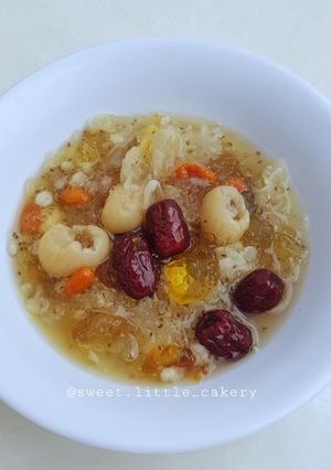 Foto resep Peach gum dessert