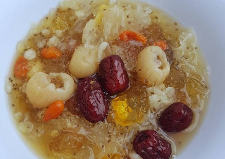 Olahan Peach gum dessert | Cara Buat Peach gum dessert Yang Enak dan Simpel