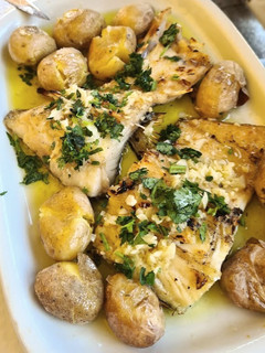 Foto de Bacalhau assado com Batatas a Murro