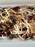 Fredolic con jamón y espagueti