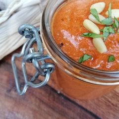 A picture of Chargrilled red pepper pesto.