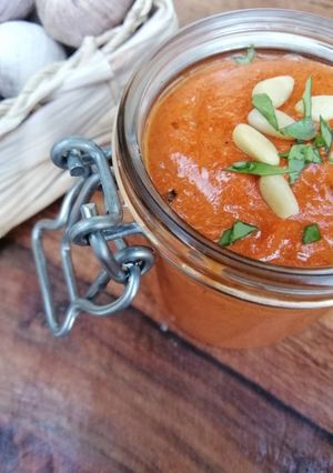 A picture of Chargrilled red pepper pesto.