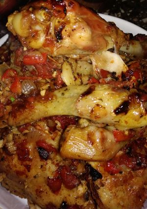 Una foto de Pollo al horno