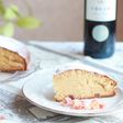 Bizcocho de nata y papaya deshidratada