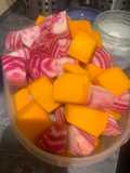 Beetroot and butternut squash soup