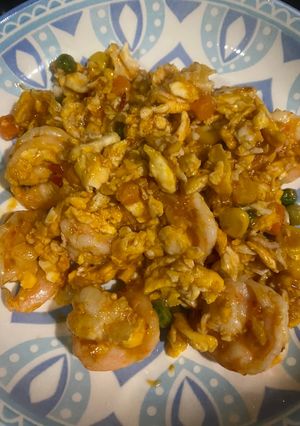 รูปของ กุ้งผัดซอสสุกี้