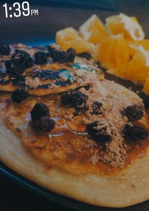 Una foto de Pancakes sin huevo