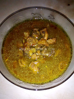 Foto resep Ayam semur topping mie ayam