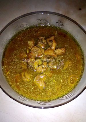 Foto resep Ayam semur topping mie ayam