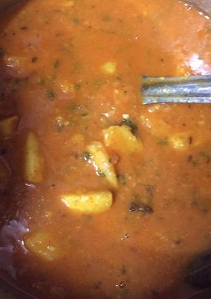 रेस्टोरेंट स्टाइल आलू की सब्जी (Restaurant style aloo ki sabji recipe in hindi) रेसिपी मुख्य फोटो