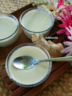 Foto resep Ginger Milk Pudding / Puding susu jahe