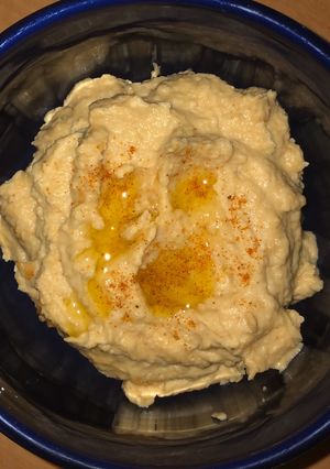 Una foto de Hummus exprés