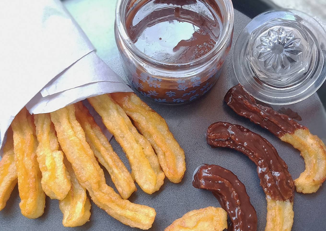 Churros saus coklat