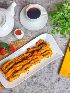 Foto resep Pizza Twist Puff Pastry