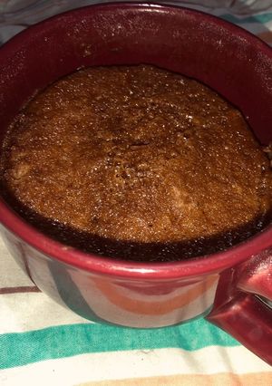 Una foto de Torta en taza