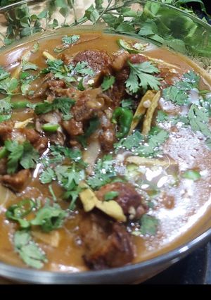 A picture of Mutton nihari.