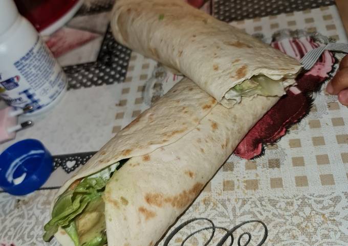 Wraps au saumon fumé