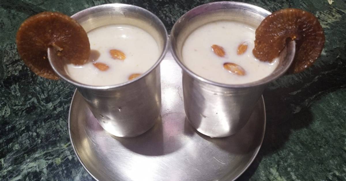 Anjeer Badam Milkshake Recipe by Pradnya Ghatol - Cookpad