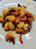 Gratin de gnocchis au Munster et Chorizo