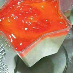 A picture of Mango Cheese Cake Shooters.