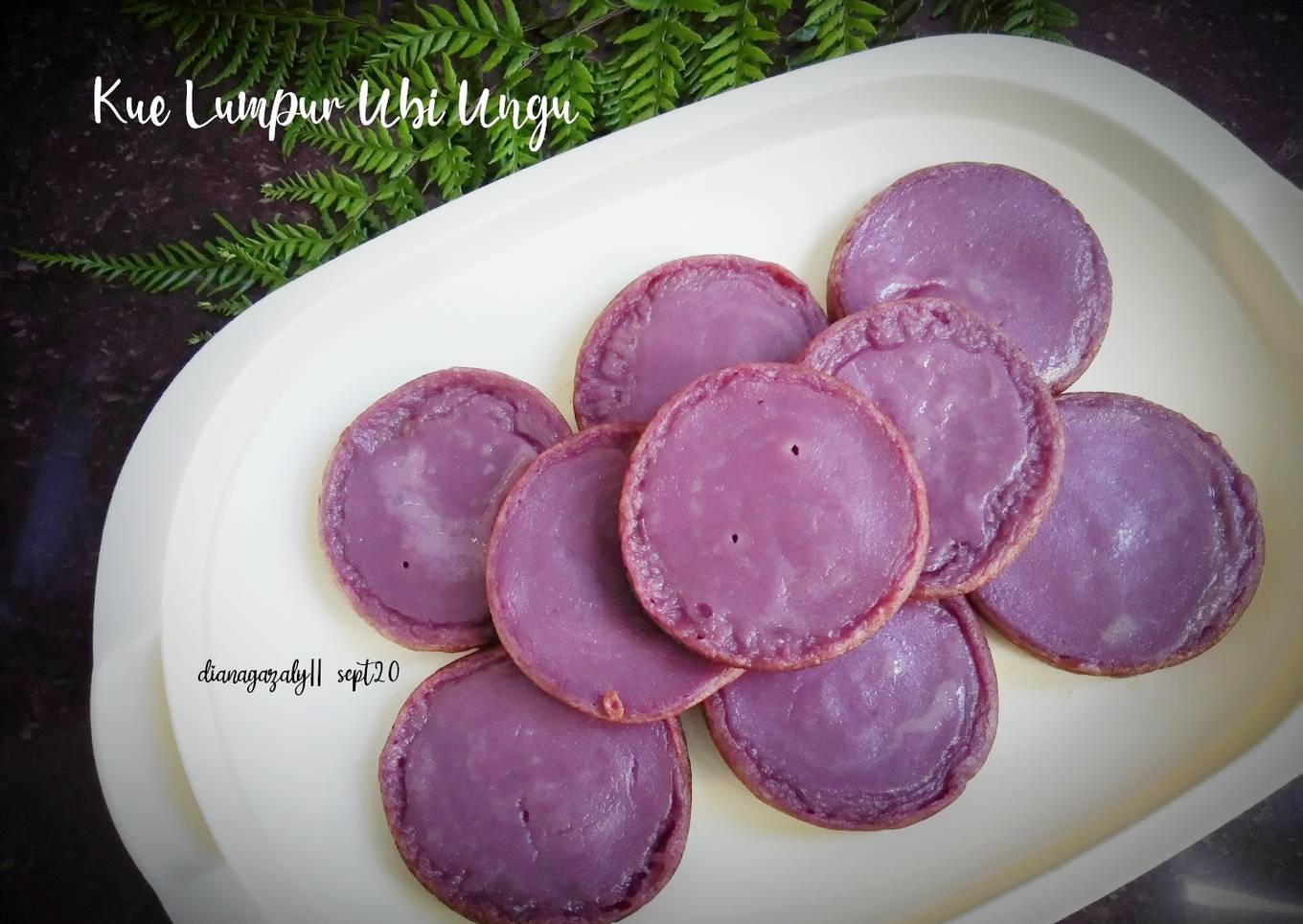 Kue Lumpur Ubi Ungu