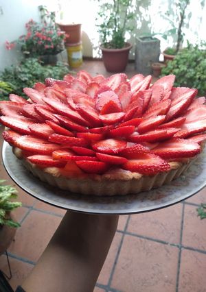 Una foto de Tarta de frutillas