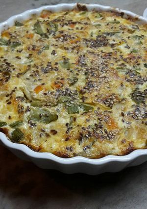 Una foto de Soufflé de Zapallito y Zanahoria