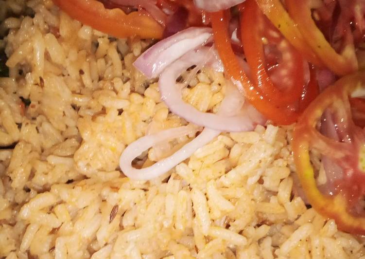 Recipe of Perfect Mbuzi pilau with mango kachumbari