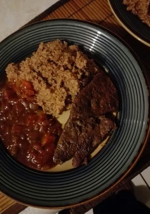 A picture of Fried ox liver.