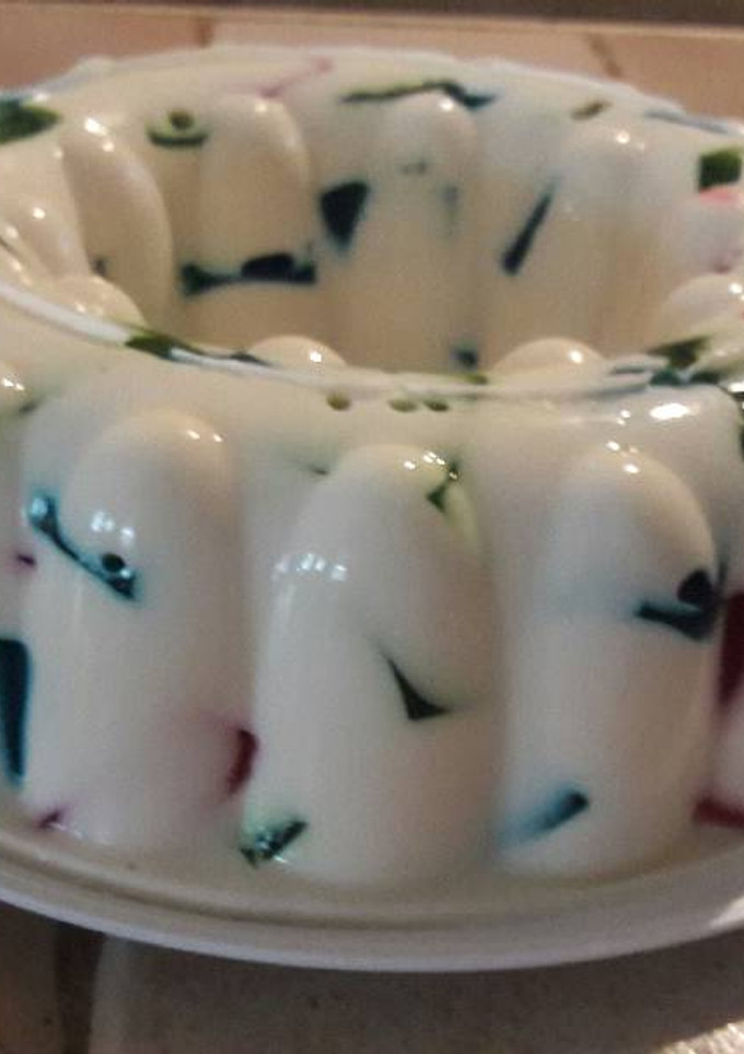 Una foto de Gelatina de mosaicos