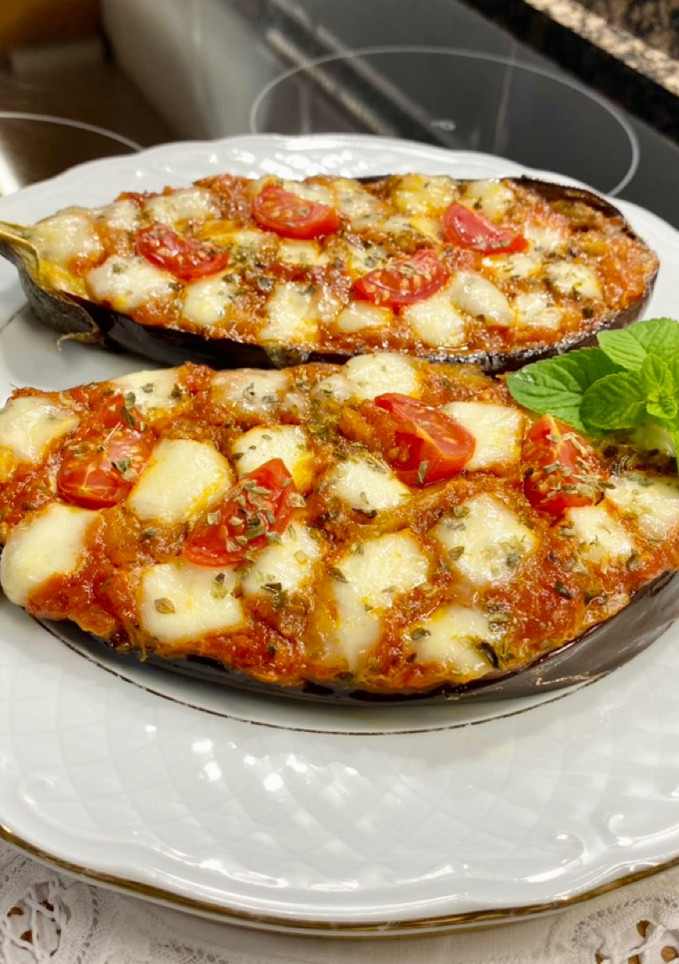 Una foto de Berenjenas a la Italiana
