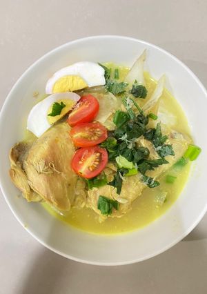Foto resep Soto Ayam Segar No MSG, Diet Friendly