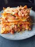 Lasagnes courgettes sauce Kiri