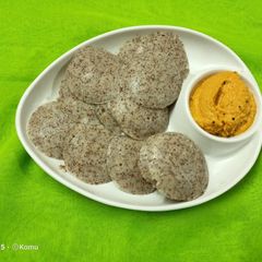 Ragi Semolina Idli A picture of Ragi Semolina Idli.