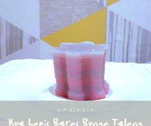 Resep Populer Kue lapis beras bunga telang Lezat Mantap Resep Populer Kue lapis beras bunga telang Lezat Mantap