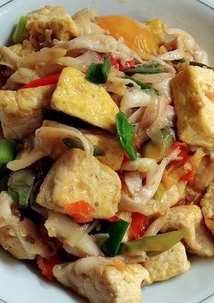 Foto resep Tumis tahu dan jamur tiram