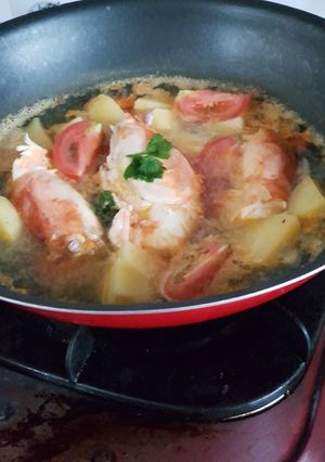 Foto resep Sop udang simple