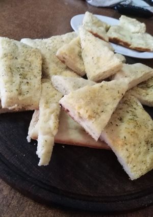 Una foto de Pan de pizza