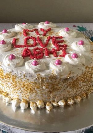A picture of Vanilla (simple eggless cake recipe).