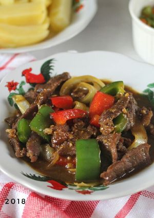 Foto resep Sapi lada hitam (beef blackpepper)