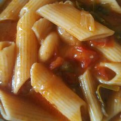 A picture of Jhatpat pressure cooker pasta.