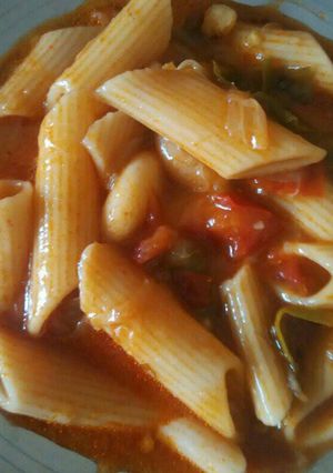 A picture of Jhatpat pressure cooker pasta.