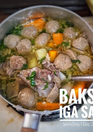 Foto resep Bakso iga sapi
