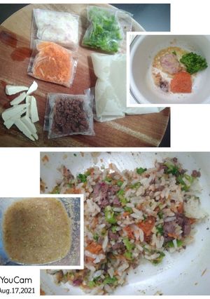 Foto resep MPASI 6 bulan : hati ayam brokoli wortel