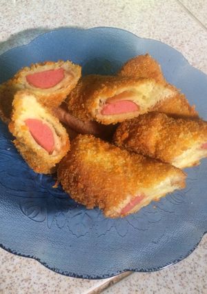 Foto resep Roti Goreng Sosis