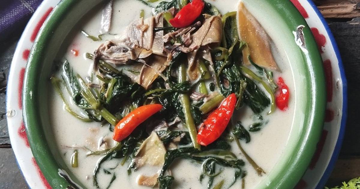 Resep Gangan Kangkung Jantung Pisang Oleh Widjie Astuti Cookpad