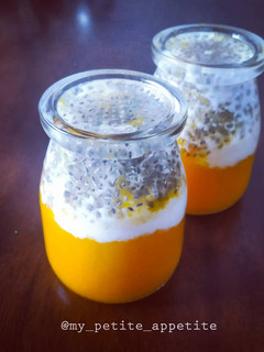மாம்பழம் சப்ஜா புட்டிங் (Maambala sabja pudding recipe in tamil) செய்முறை முக்கிய புகைப்படம்