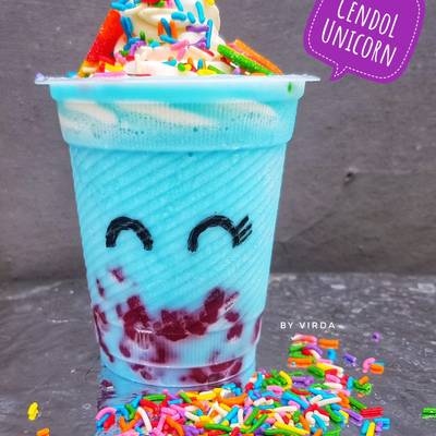 Resep Cendol Sutra Unicorn oleh Vievie - Cookpad